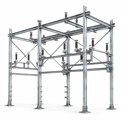 সাবস্টেশন ইস্পাত কাঠামো